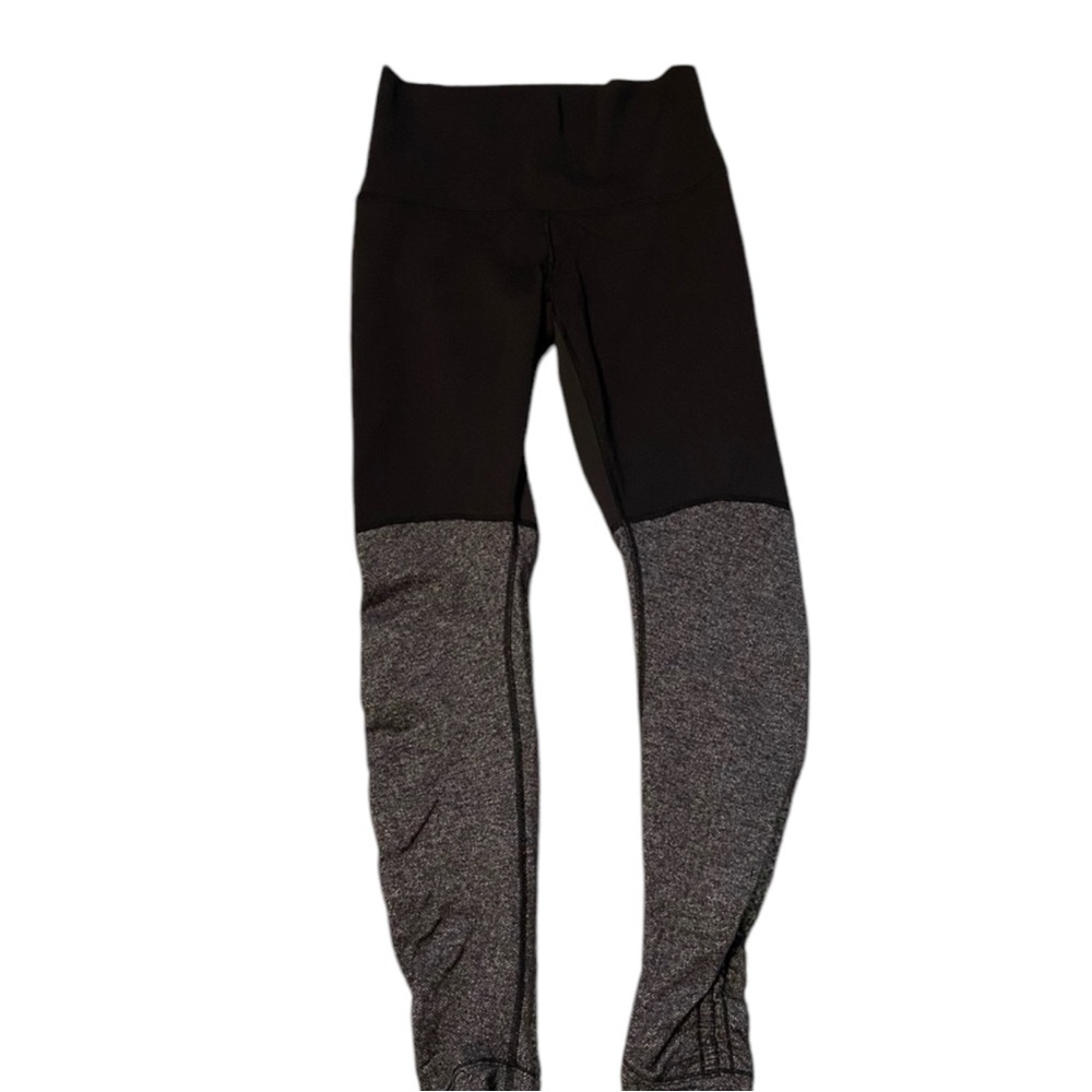 LULULEMON Stirrup Herringbone Naval Blue / Heathered Naval Blue Pants Size 2 - Picture 6 of 9